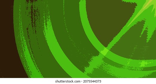 fondo de la ilustración del vector del círculo láser verde