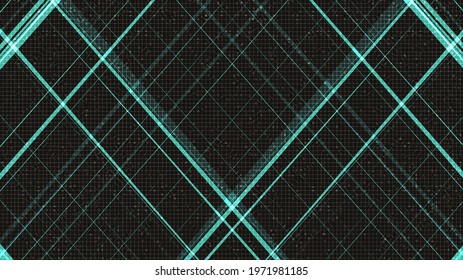 Green Laser on Black Technology Background,Neon Concept,vector