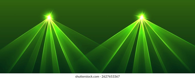 Green lasers background., glowing rays or neon beams, bright futuristic backdrop..