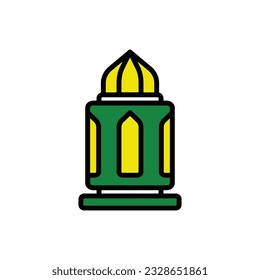 Green Latern Icon Vector Illustration
