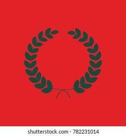 Green Laurel Wreath
