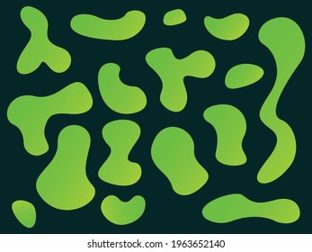 green lava lamp fluid design, abstract lava lamp background, green liquid