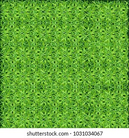 Green lawn, grass. The texture of a green lawn. Flat design, vector illustration, vector.