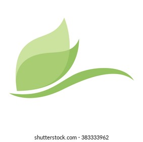 Green Leaf Abstract
