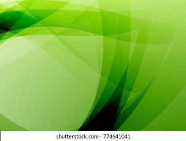 Green leaf abstract background.Vector illustration.