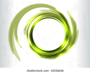 Green leaf abstraction for your design. Fully vector, enjoy!