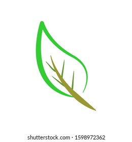 
Green leaf for backgraund design