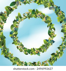 Fondo de hoja verde. Diseño de fondo de lujo concepto. Arte Abstractas. Diseño tropical de hojas de verano. Diseño de ilustración de arte de patrón. Anuncio de rebajas de verano. Hojas verdes y Fondo de pantalla de confeti de oro.
