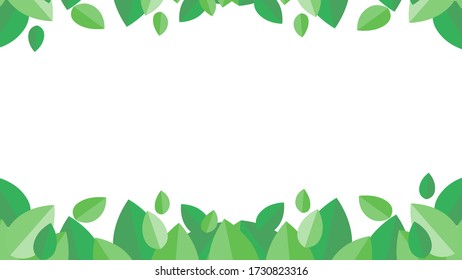 fondo de hoja verde concepto de hojas frescas