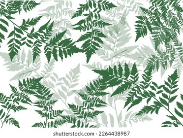 Green leaf background with white color background