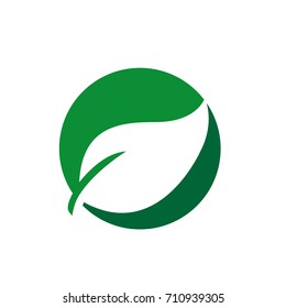 Green Leaf Circle Logo Stock Vector (Royalty Free) 710939305 | Shutterstock