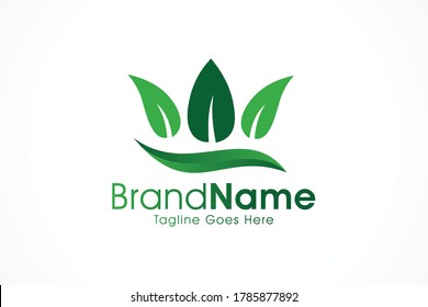 green leaf crown safe environment logo
