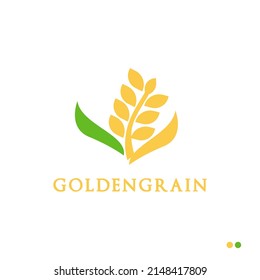 logotipo de diseño de hoja verde con círculo de color fresco para la plantación de plantaciones