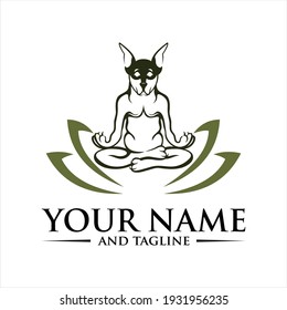 green leaf dog care logo.