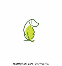 green leaf dog care logo

