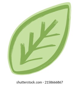 Green Leaf Drawing Art Vektorgrafik Symbol