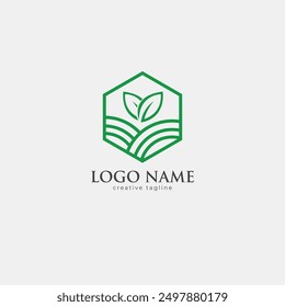 Green leaf, green, eco, bio, icon vector template fully editable