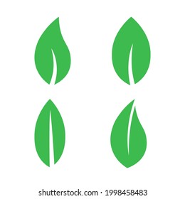 Hoja verde para el icono ecológico Bio Naturaleza ecológica símbolo ecológico para la web y los negocios