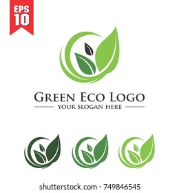 green leaf eco logo