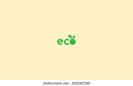 green leaf Eco logo design