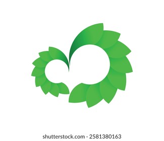 Green Leaf Eco Logo DESIGN