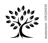 Green Leaf eco organic Logo design vector template