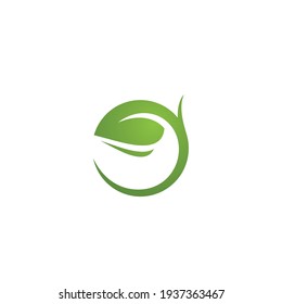 Green Leaf Ecology logo template