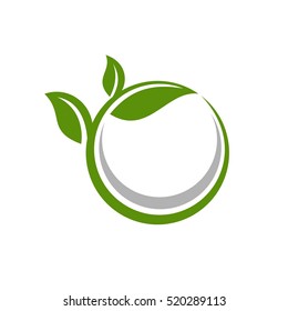 Green Leaf Ecology Logo Template Illustration Design. Vector EPS 10.