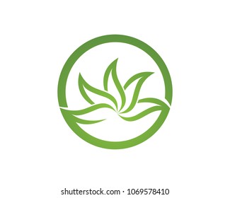 green leaf ecology nature element vector icon
