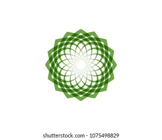 green leaf ecology nature element vector icon
