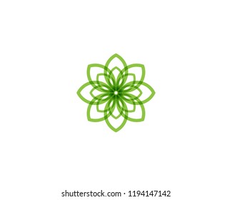 green leaf ecology nature element vector icon

