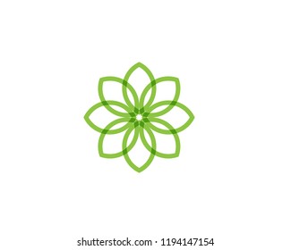 green leaf ecology nature element vector icon
