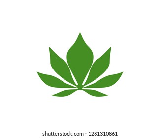 green leaf ecology nature element vector icon - Vector
