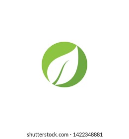 green leaf ecology nature element vector illustration