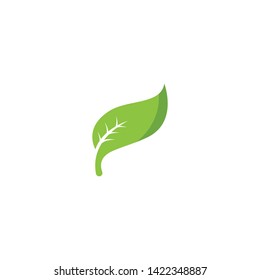 green leaf ecology nature element vector illustration