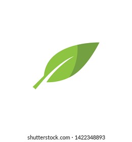 green leaf ecology nature element vector illustration