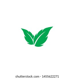
green leaf ecology nature element vector