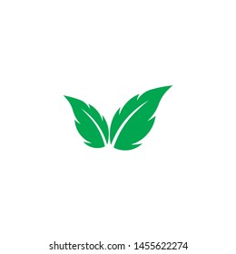 
green leaf ecology nature element vector