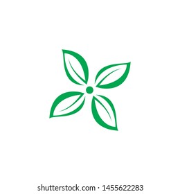 
green leaf ecology nature element vector