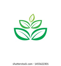 
green leaf ecology nature element vector