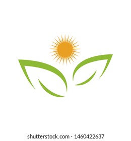 green leaf ecology nature element vector icon of go green design 