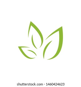 green leaf ecology nature element vector icon of go green design 