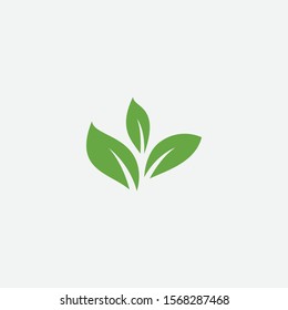 Green leaf ecology nature element vector icon, Leaf Icon, green leaf ecology nature element vector