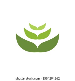 Green leaf ecology nature element vector icon. plant. tree nature logo design decorative elements. beautiful leaf vector. leaf vector. silhouette leaf vector