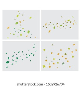 green leaf ecology nature element background vector icon of go green design