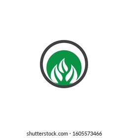 green leaf ecology nature element vector