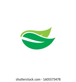 green leaf ecology nature element vector