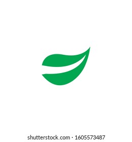green leaf ecology nature element vector