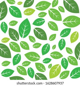 green leaf ecology nature element background vector icon of go green design