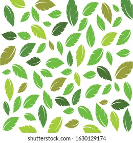 green leaf ecology nature element background vector icon of go green design